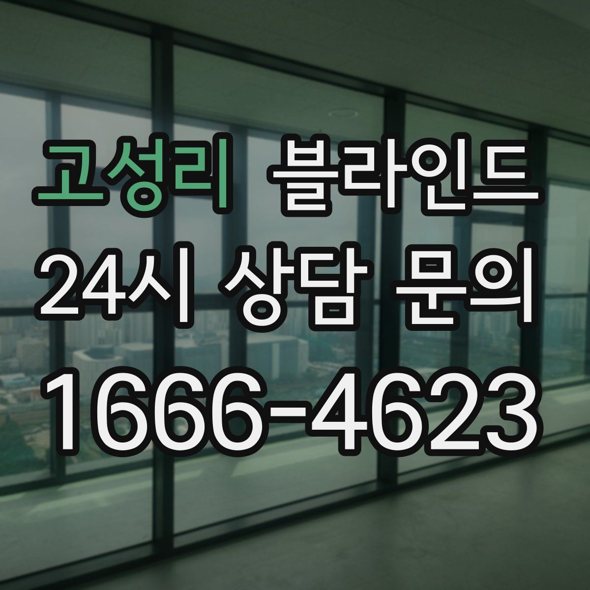 고성리 블라인드