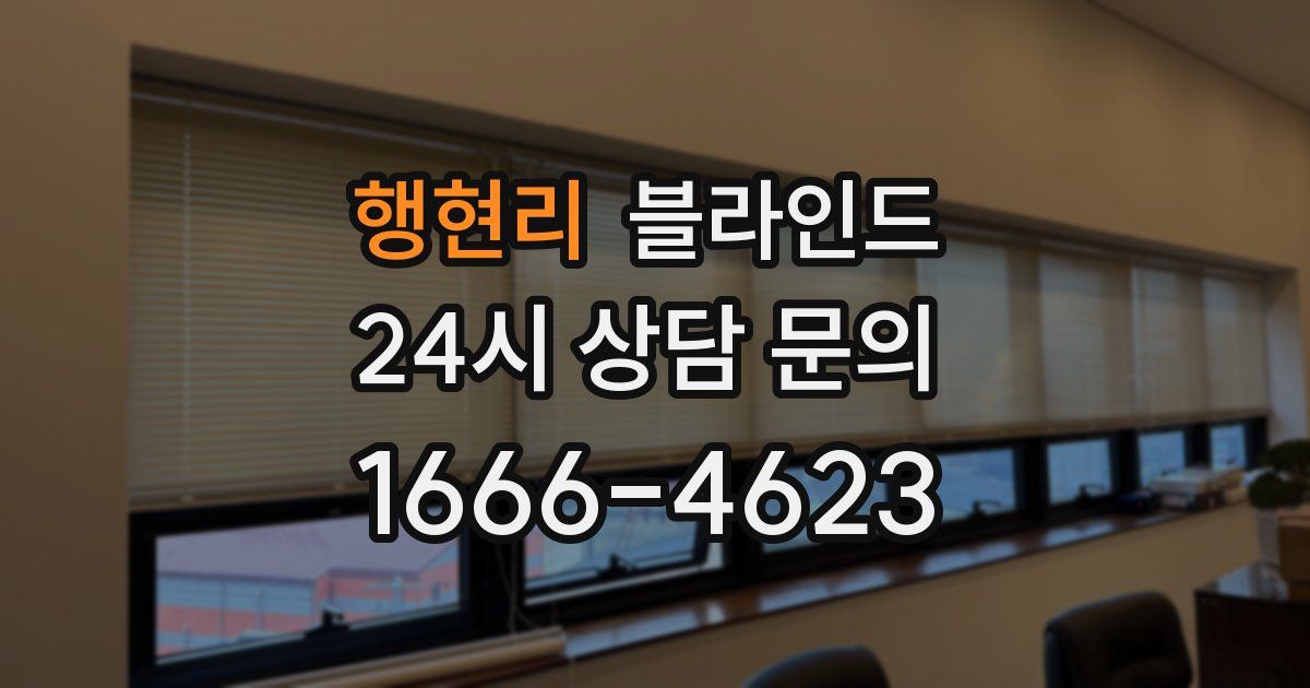 행현리 블라인드