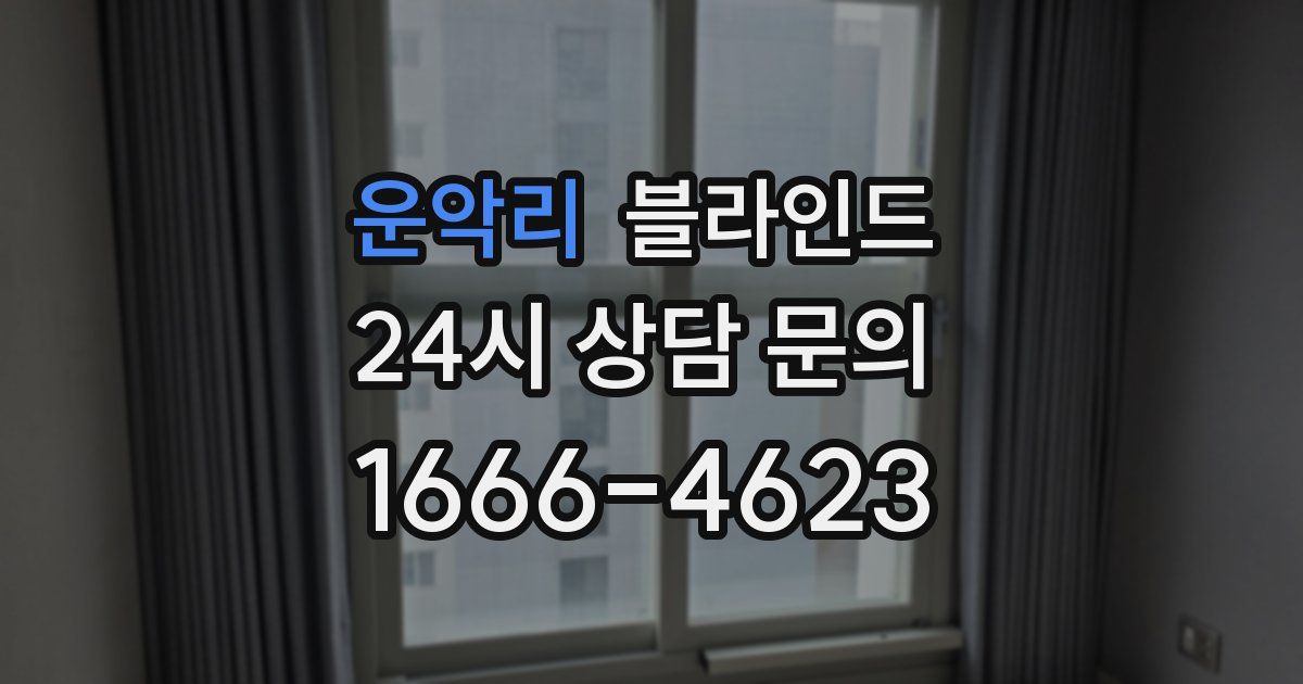 운악리 블라인드