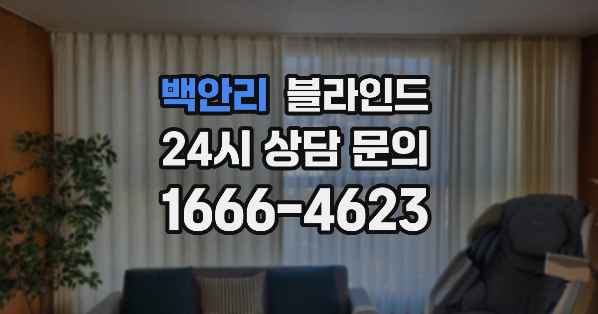 백안리 블라인드