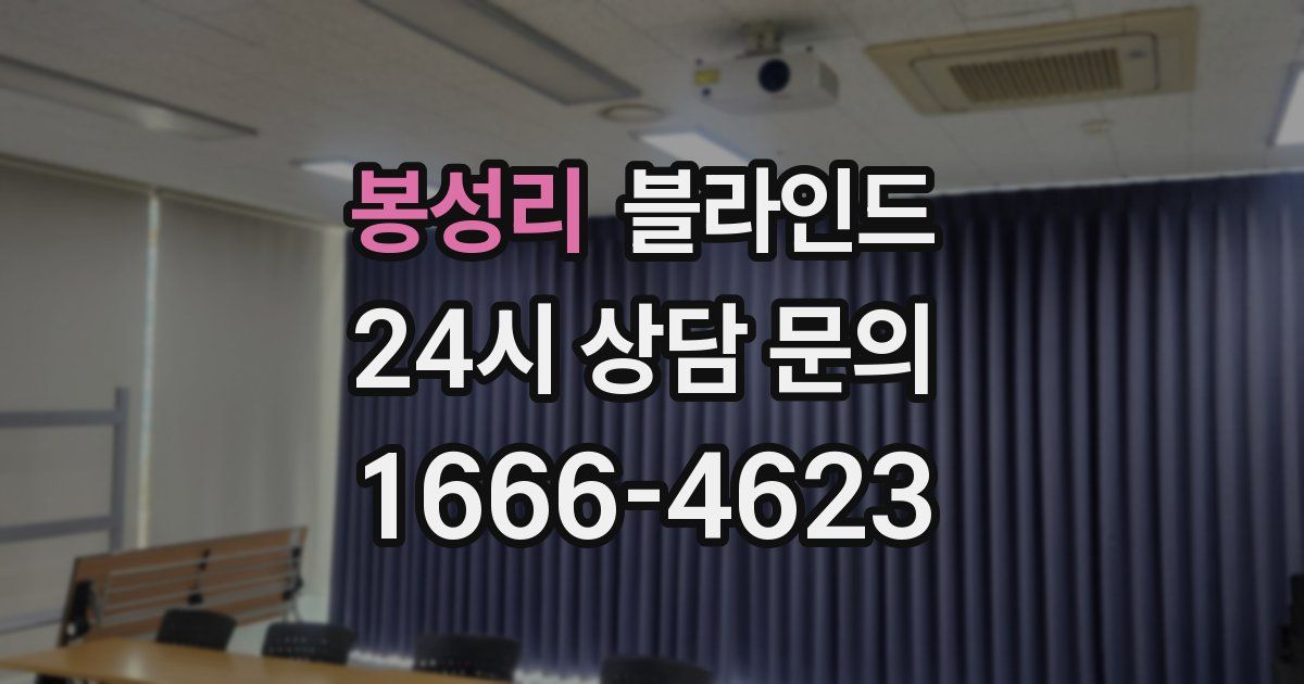 봉성리 블라인드