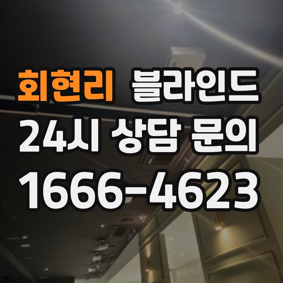 회현리 블라인드
