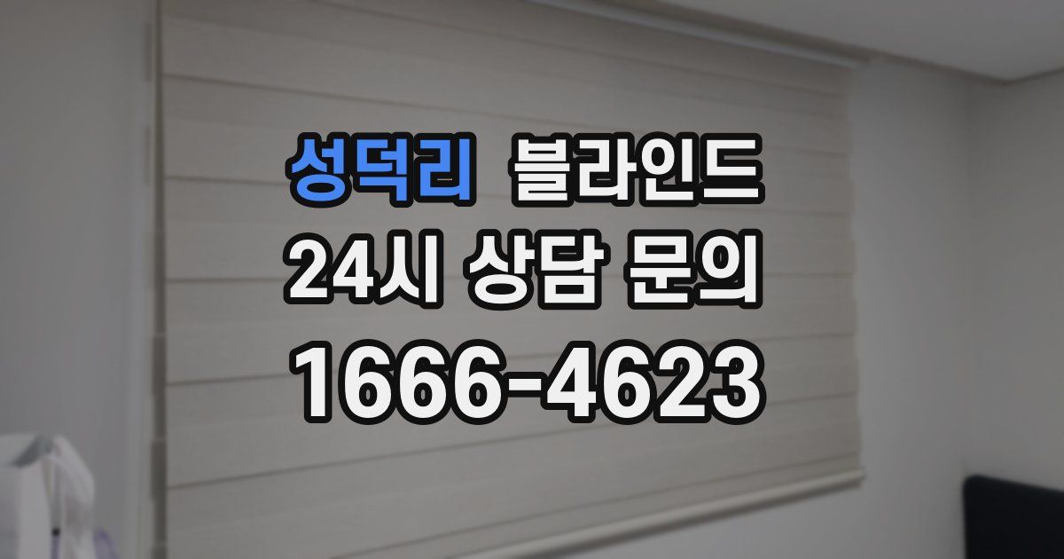 성덕리 블라인드