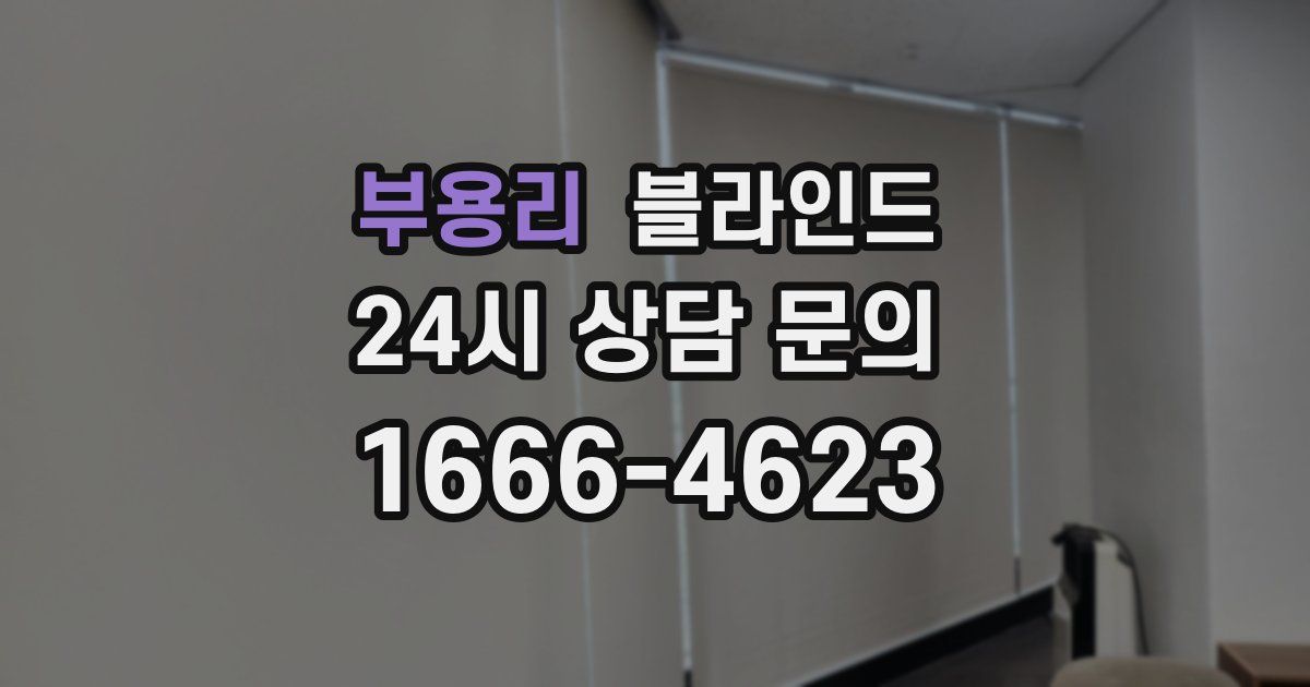 부용리 블라인드