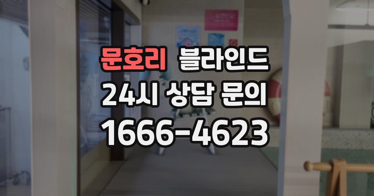 문호리 블라인드
