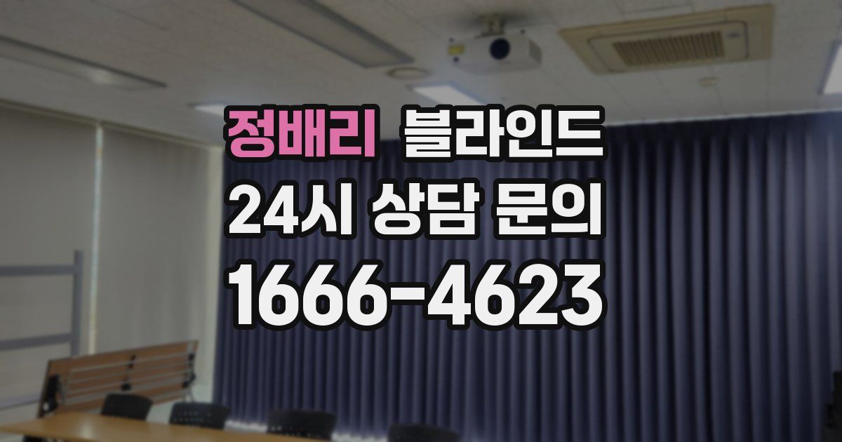 정배리 블라인드