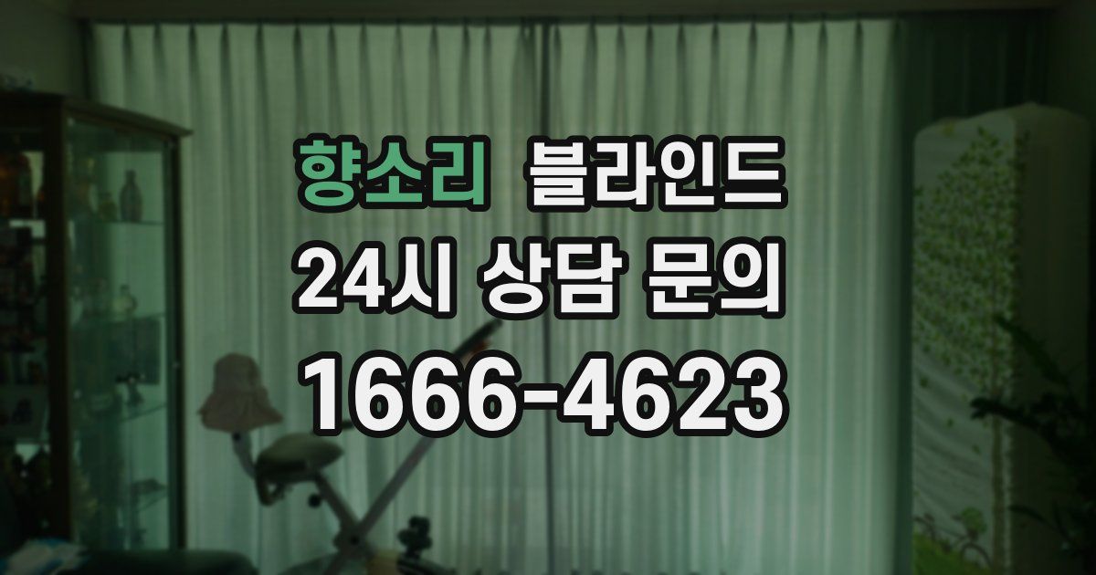 향소리 블라인드