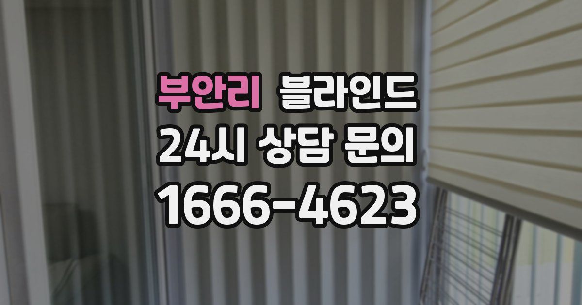 부안리 블라인드