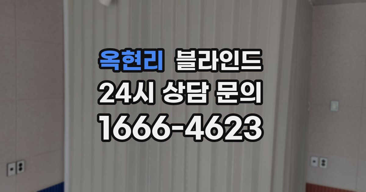 옥현리 블라인드