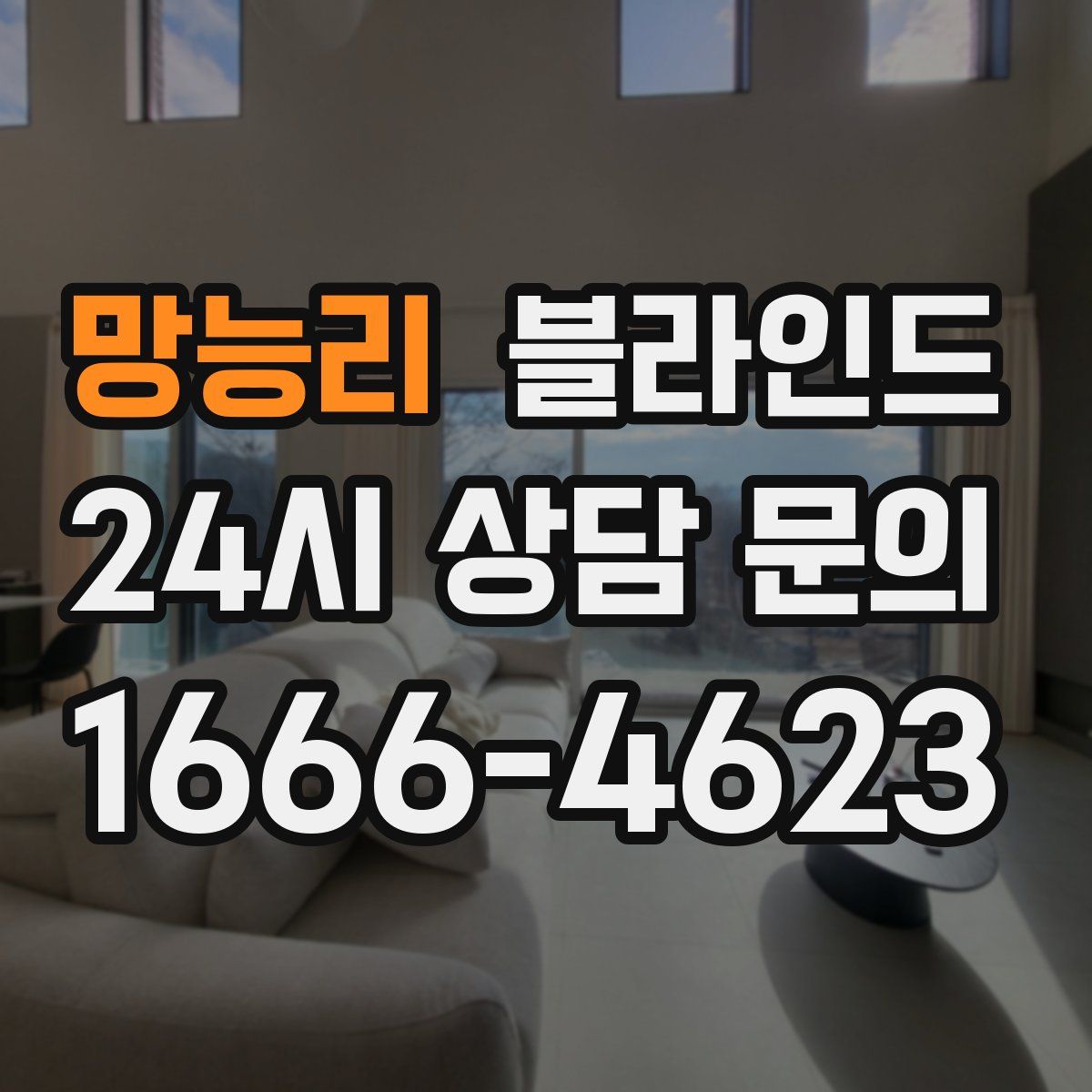 망능리 블라인드