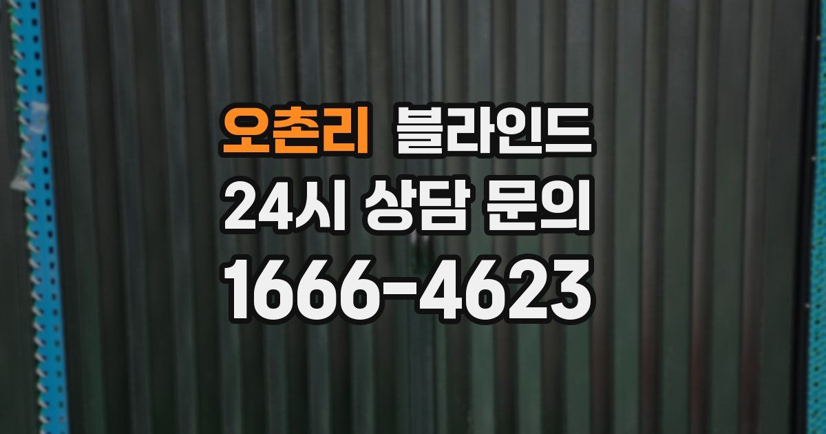 오촌리 블라인드