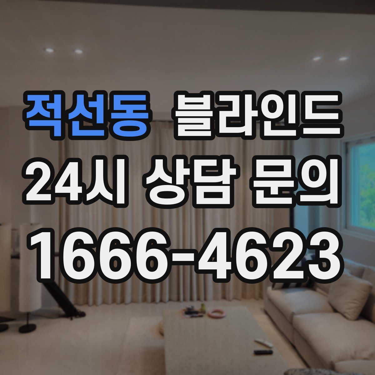 적선동 블라인드