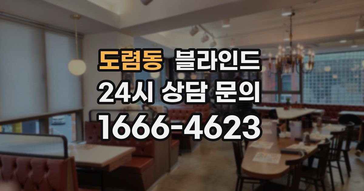 도렴동 블라인드