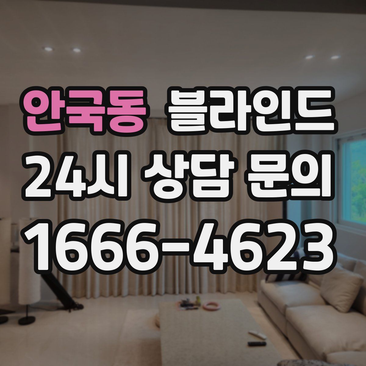 안국동 블라인드