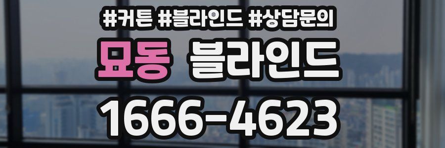 묘동 블라인드