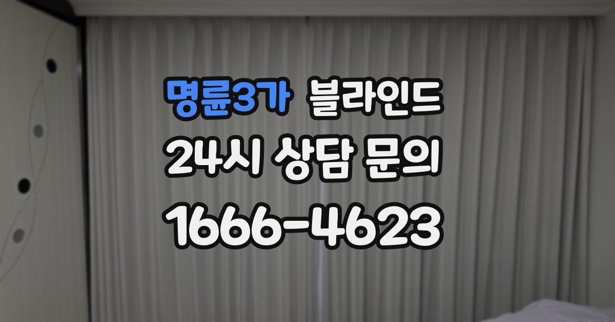 명륜3가 블라인드