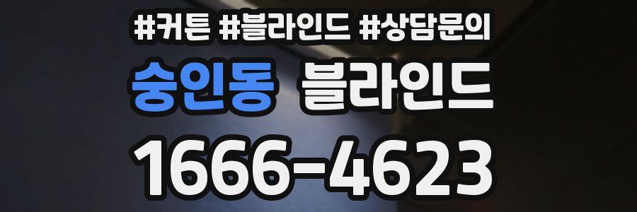숭인동 블라인드
