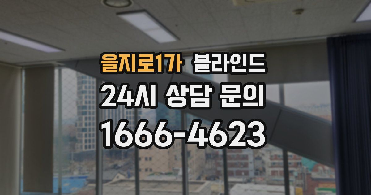 을지로1가 블라인드