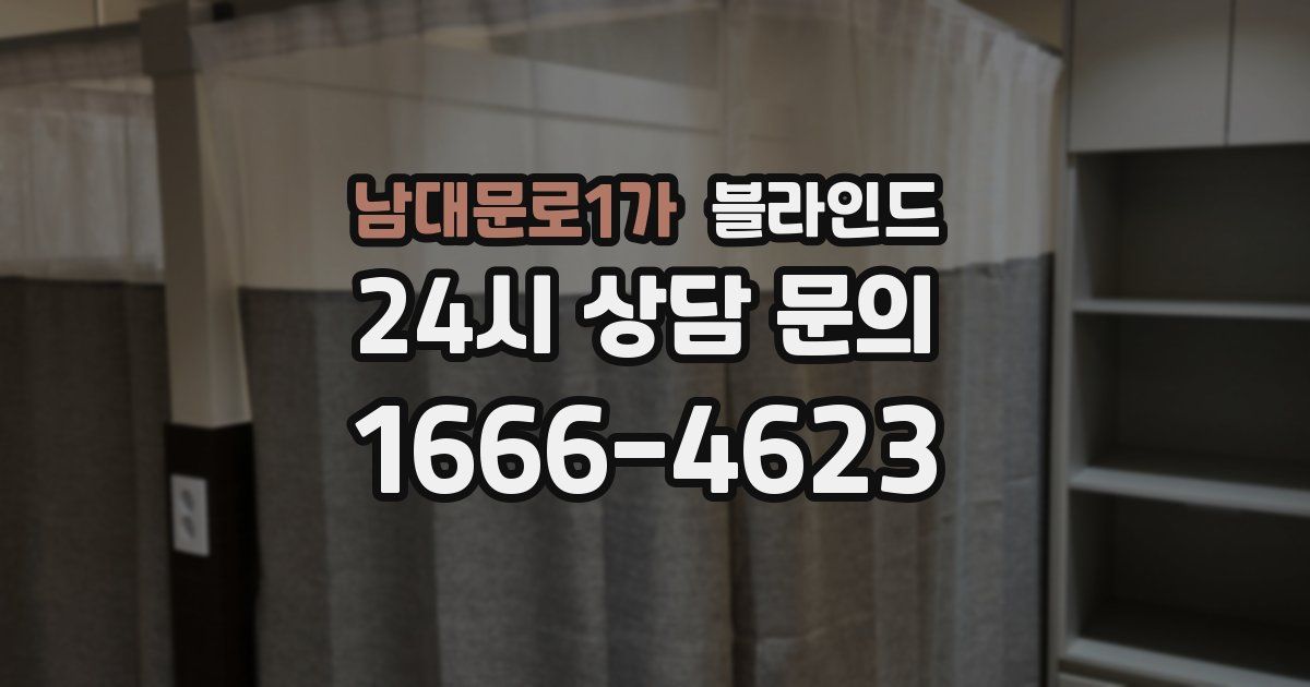 남대문로1가 블라인드