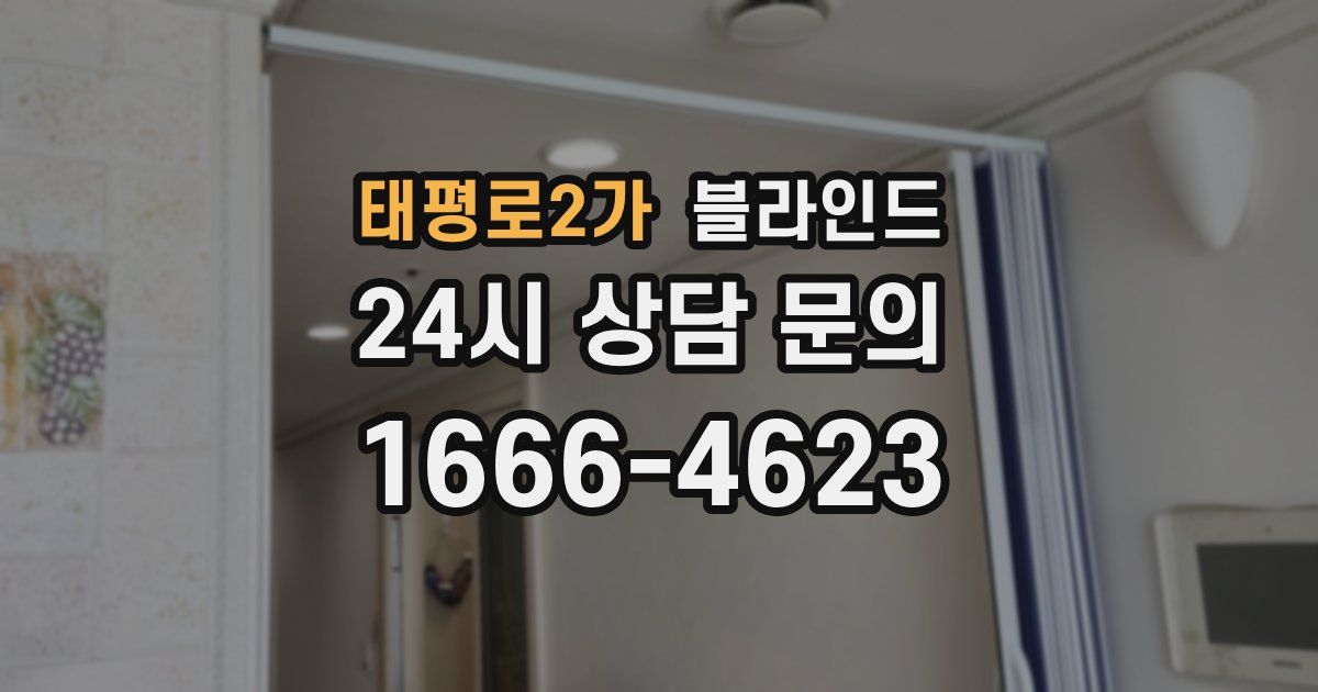 태평로2가 블라인드