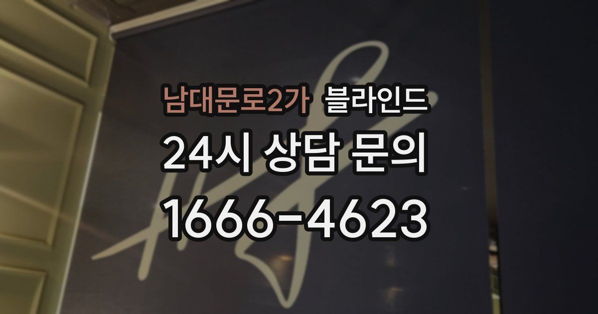 남대문로2가 블라인드