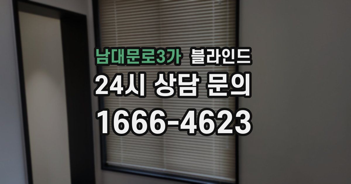 남대문로3가 블라인드