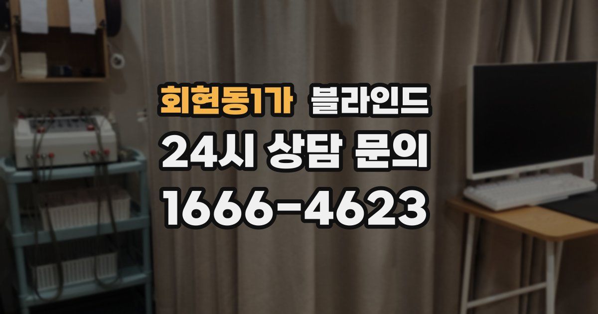 회현동1가 블라인드