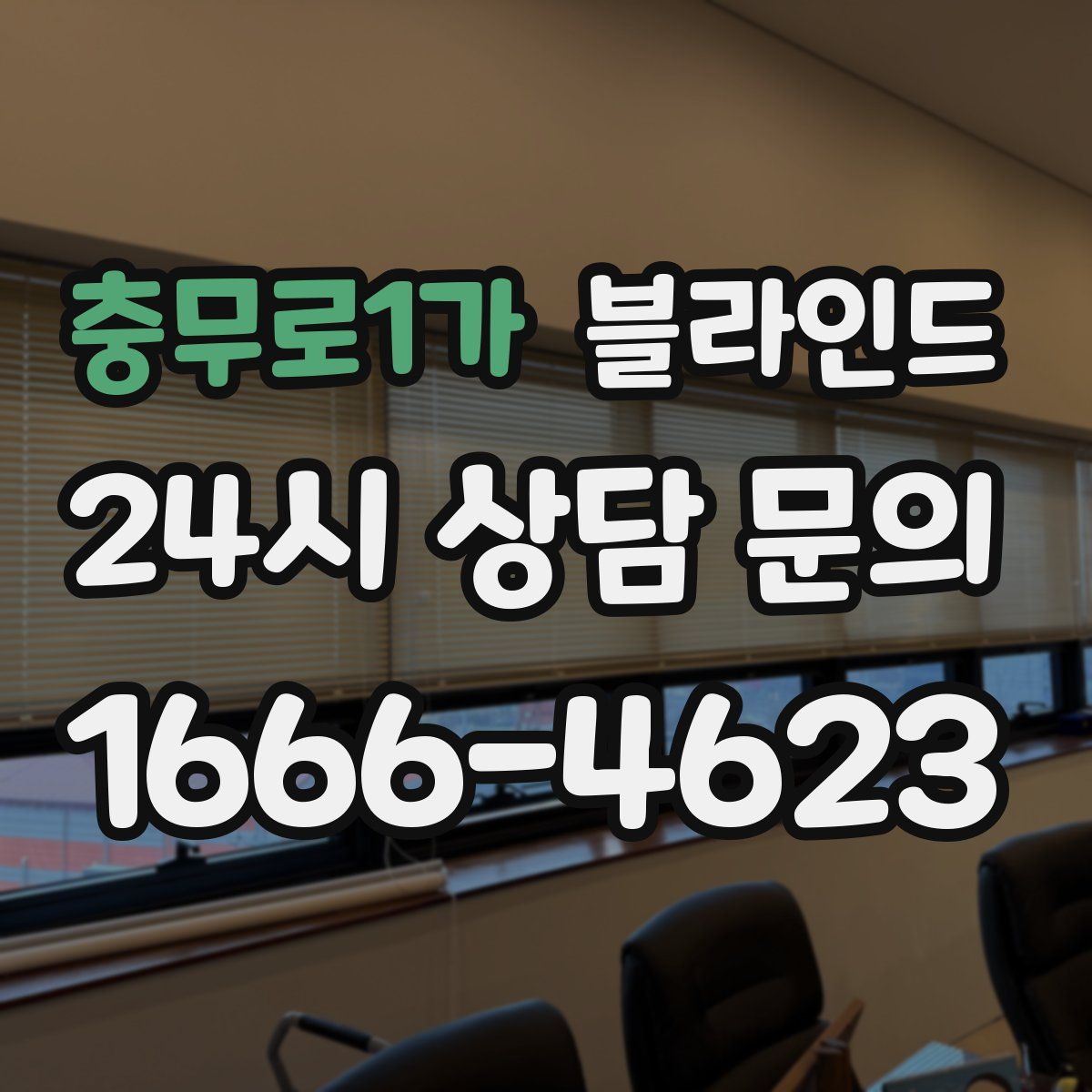 충무로1가 블라인드