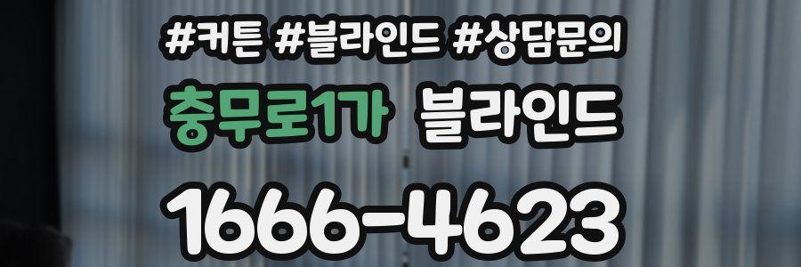 충무로1가 블라인드
