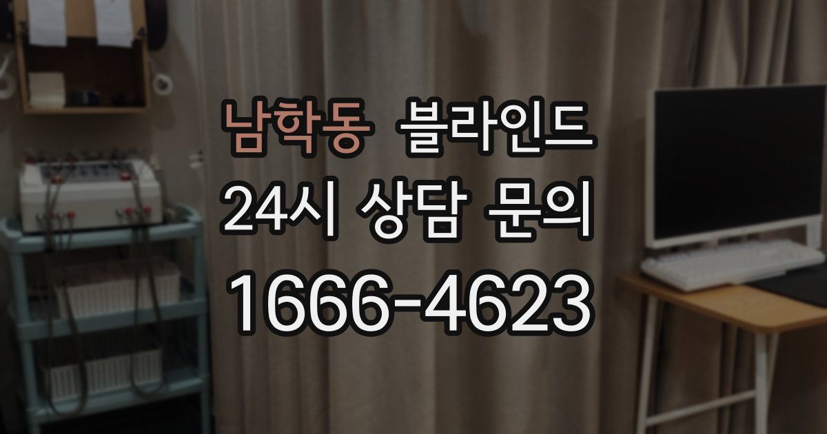 남학동 블라인드