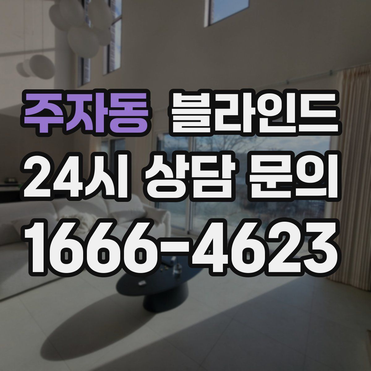 주자동 블라인드