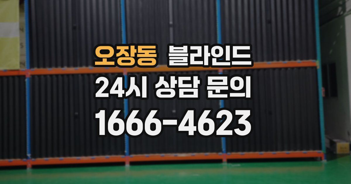 오장동 블라인드