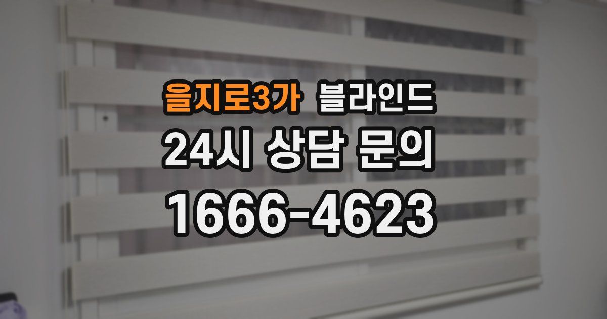 을지로3가 블라인드