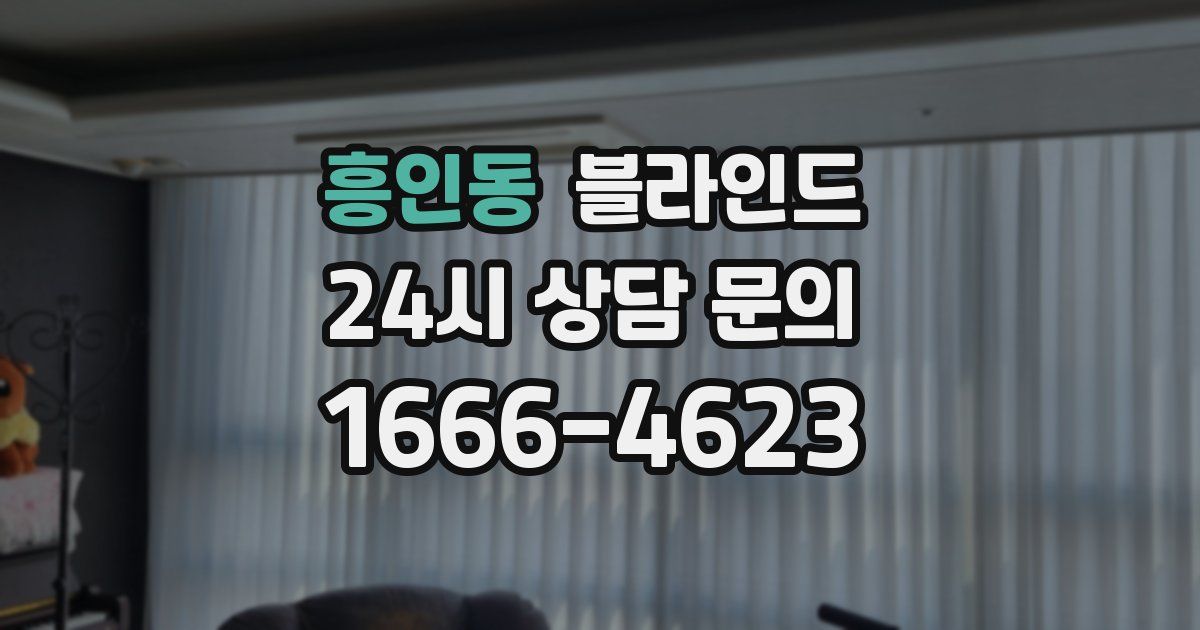 흥인동 블라인드