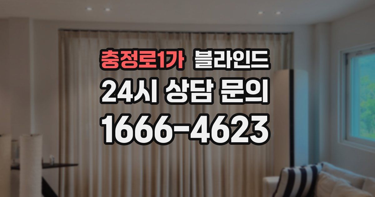 충정로1가 블라인드