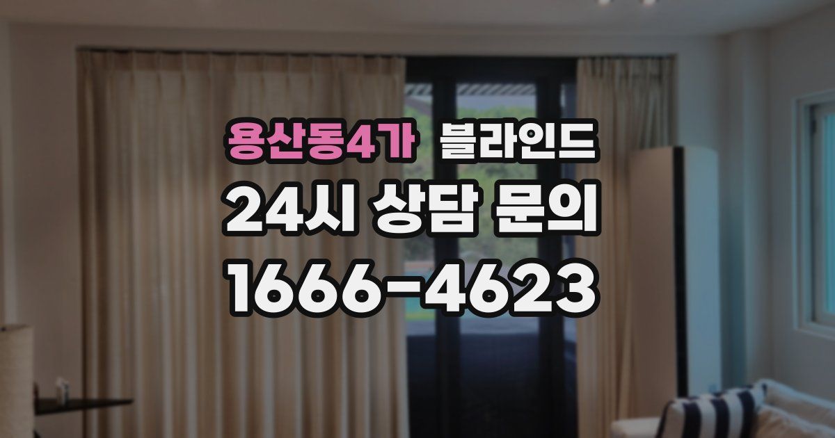 용산동4가 블라인드