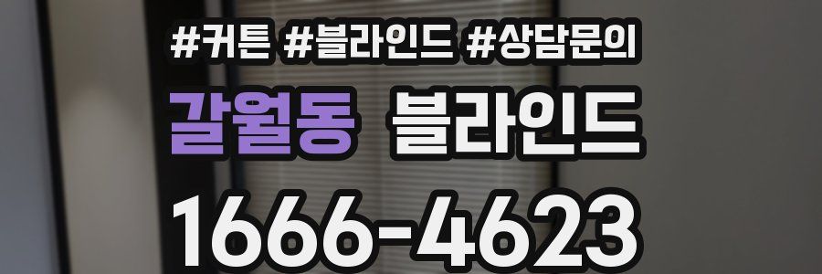 갈월동 블라인드
