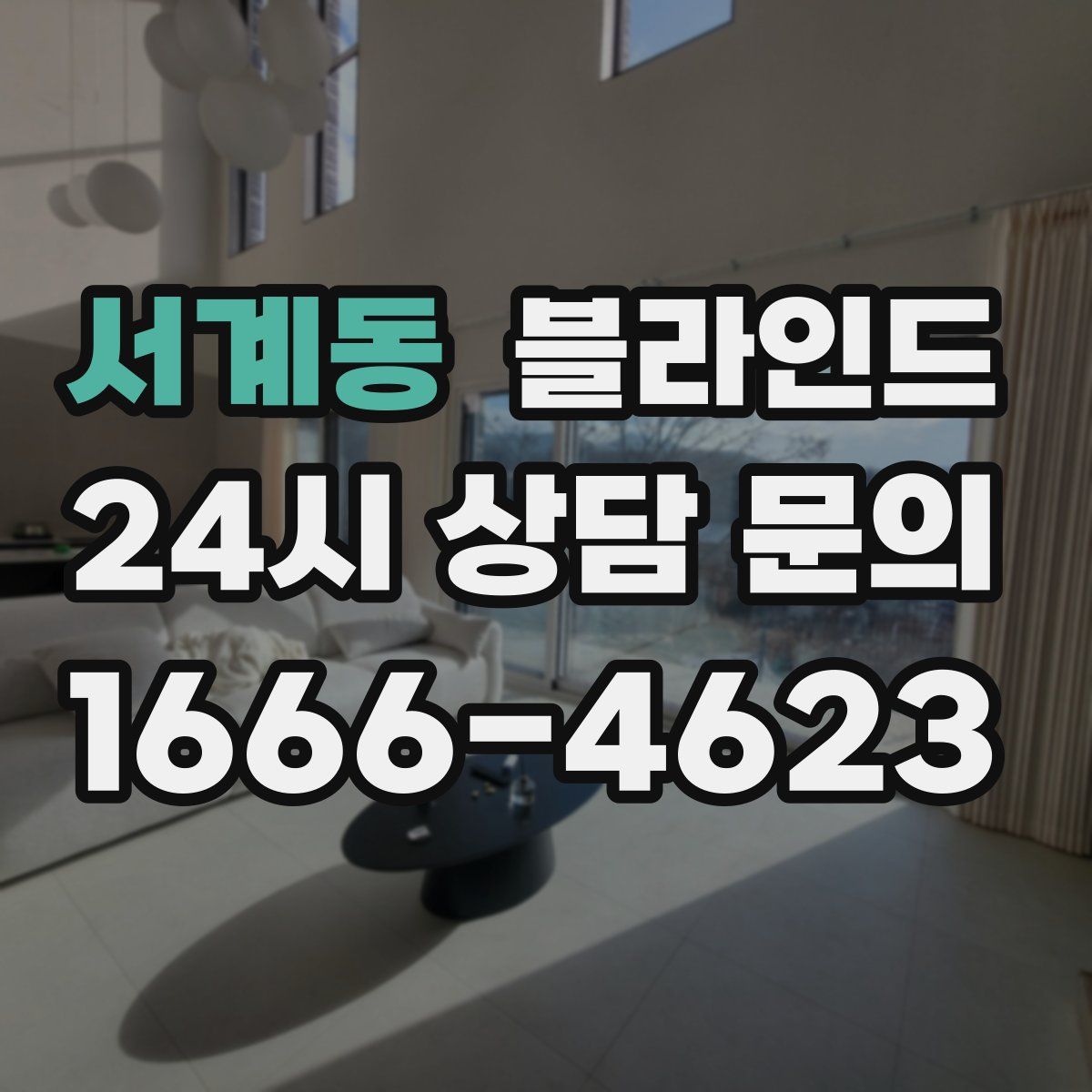 서계동 블라인드