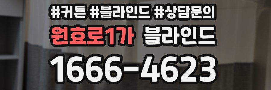 원효로1가 블라인드