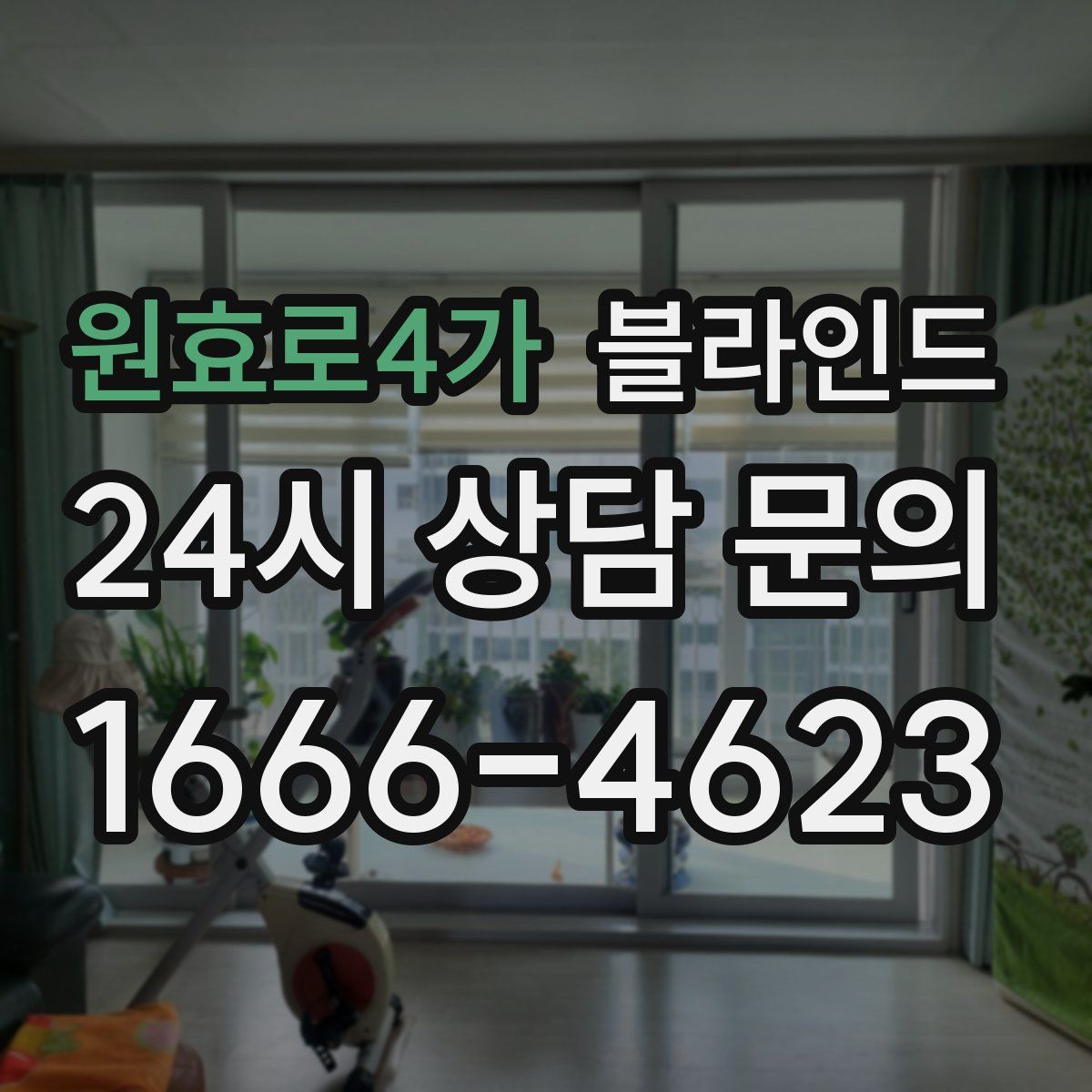 원효로4가 블라인드