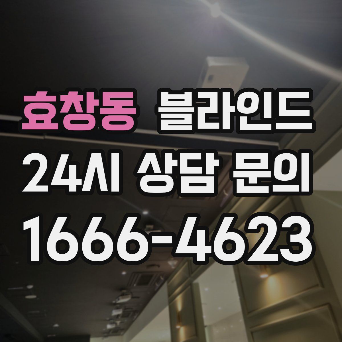 효창동 블라인드