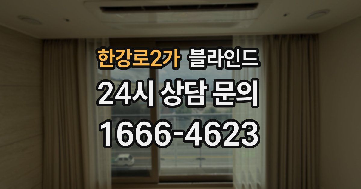 한강로2가 블라인드