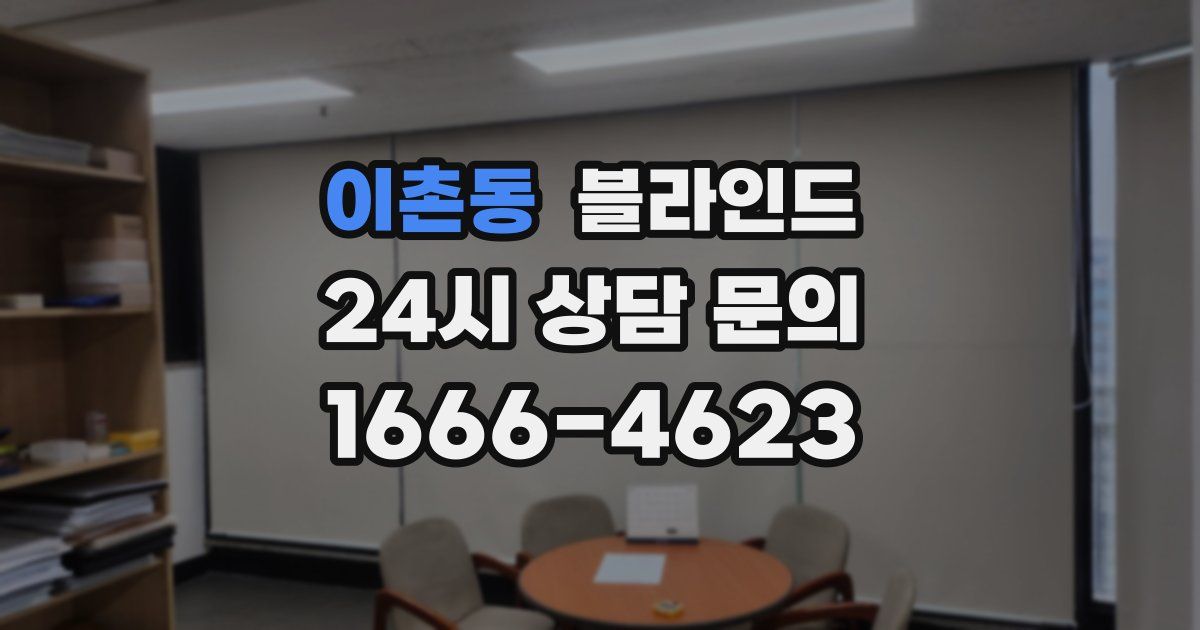 이촌동 블라인드