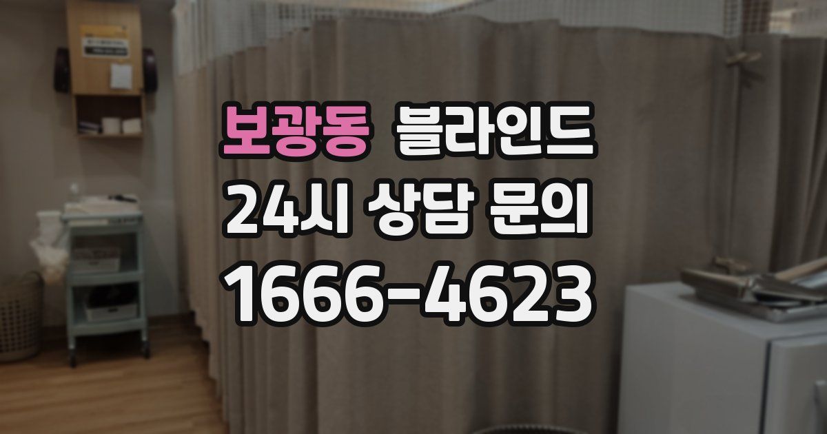 보광동 블라인드
