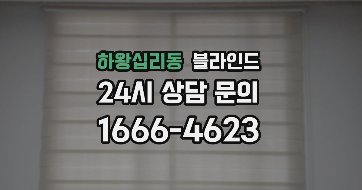 하왕십리동 블라인드
