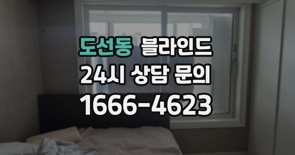 도선동 블라인드