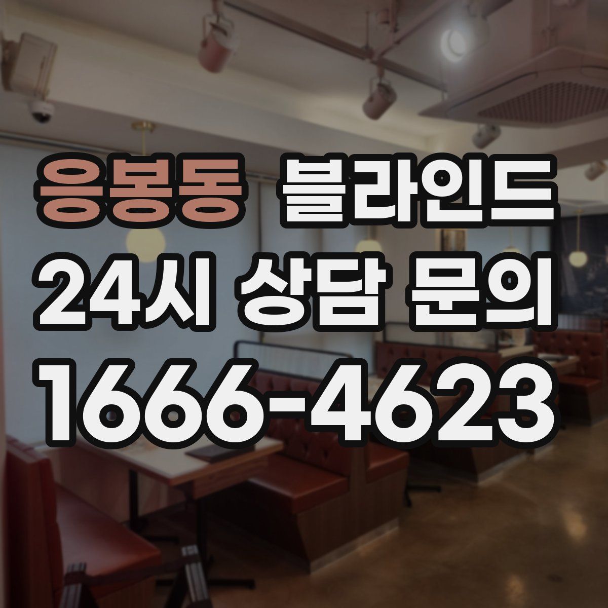 응봉동 블라인드