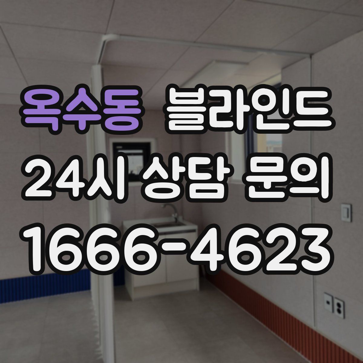 옥수동 블라인드