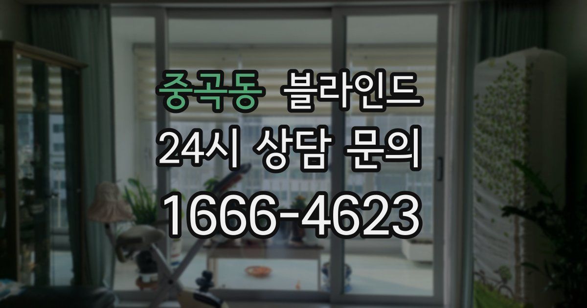 중곡동 블라인드