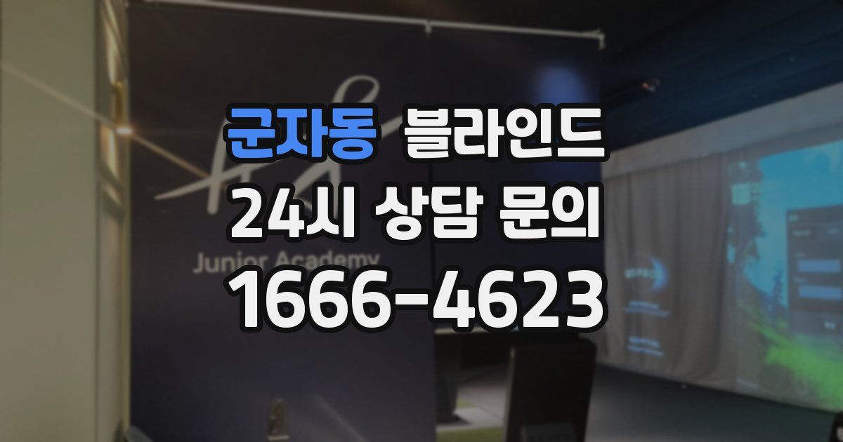 군자동 블라인드
